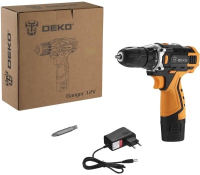 Дрель аккумуляторная DEKO Banger 12V SET 3 в кейсе, 2х2.0Ач, з/у 063-4130