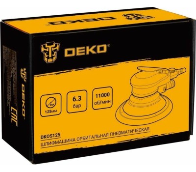 Шлифмашина DEKO 063-4381 DKOS125, 125 мм