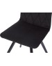 Стул обеденный POLINI Home Rio SM, черный-черный (2 кор.)