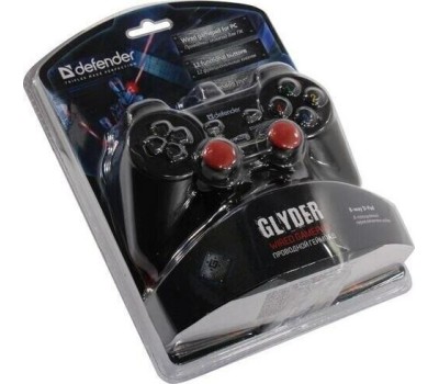 Проводной геймпад DEFENDER (64399) Glyder USB, 12 кнопок, 2 стика
