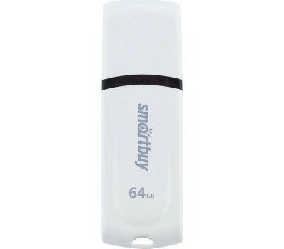 Флэш-напокитель SMARTBUY (SB64GBPN-W) UFD 2.0 064GB Paean White