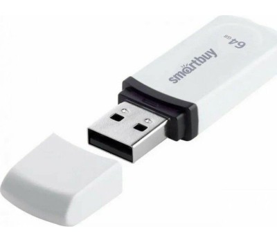 Флэш-напокитель SMARTBUY (SB64GBPN-W) UFD 2.0 064GB Paean White