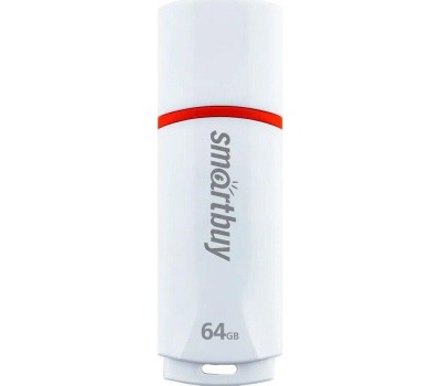 Флэш-напокитель SMARTBUY (SB64GBPN-W) UFD 2.0 064GB Paean White