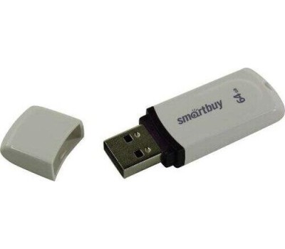 Флэш-напокитель SMARTBUY (SB64GBPN-W) UFD 2.0 064GB Paean White