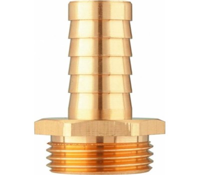 Штуцер DENZEL Штуцер для шланга 3/4 с наружной резьбой G1 Denzel 97272