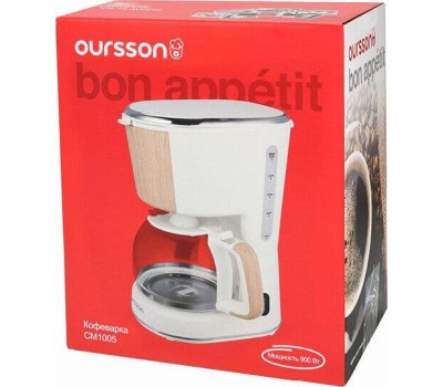 Капельная кофеварка OURSSON CM1005/IV