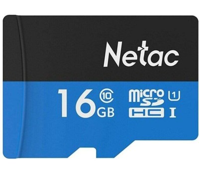 NETAC Карта памяти microSDHC UHS-I U1 P500 16 ГБ, 80 МБ/с, Class 10, NT02P500STN-016G-S, 1 шт