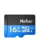 NETAC Карта памяти microSDHC UHS-I U1 P500 16 ГБ, 80 МБ/с, Class 10, NT02P500STN-016G-S, 1 шт