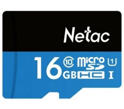 NETAC Карта памяти microSDHC UHS-I U1 P500 16 ГБ, 80 МБ/с, Class 10, NT02P500STN-016G-S, 1 шт