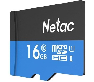 NETAC Карта памяти microSDHC UHS-I U1 P500 16 ГБ, 80 МБ/с, Class 10, NT02P500STN-016G-S, 1 шт