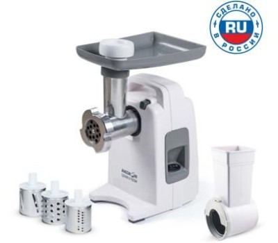 Мясорубка АКСИОН М321.03 белый