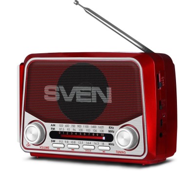 Радиоприемник SVEN SRP-150, красный