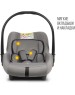 Детское автомобильное кресло ZLATEK KRES4039 Колибри Lux гр.0+, св.серый