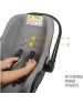 Детское автомобильное кресло ZLATEK KRES4039 Колибри Lux гр.0+, св.серый