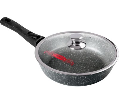 Сковорода ГОРНИЦА С2054аг а/пр литая 20см съемн/руч стекл/кр Гранит