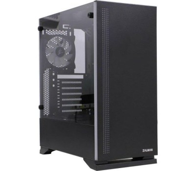 Корпус для ПК ZALMAN Корпус ATX S5, Midi-Tower, без БП, черный [s5 black]