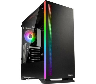 Корпус для ПК ZALMAN Корпус ATX S5, Midi-Tower, без БП, черный [s5 black]