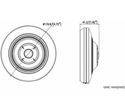 HIKVISION Камера видеонаблюдения IP DS-2CD2955G0-ISU(1.05mm), 2560х1920 pix, 1.05 мм, белый