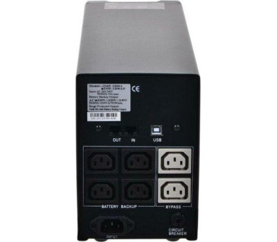 PowerCom Imperial IMP-1200AP ИБП {Line-Interactive, 1200VA / 720W, Tower, 6xIEC-320 С13: 4 с резервным питанием + 2 с фильтрацией, USB} (671478)