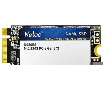 Накопитель SSD NETAC SSD накопитель N930ES NT01N930ES-001T-E2X 1ТБ, M.2 2242, PCIe 3.0 x2, NVMe, M.2