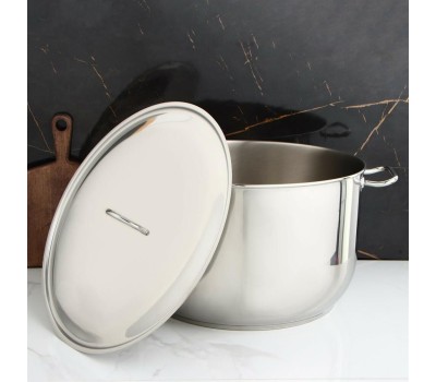 Кастрюля AMET Кастрюля нерж цельнотянутая 40л мет/кр ТРС-3 ТМ