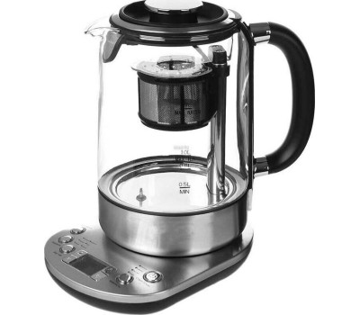 Чайник электрический KITFORT Чайник электрический КТ-6116, 1.7л, стекло/металл/пластик