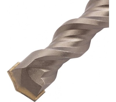 Бур DENZEL Бур по бетону, двойная спираль, три пылеотводящие кромки, 20 x 600 мм 705050