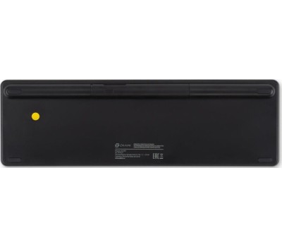 Клавиатура OKLICK Клавиатура K614W, беспроводная, USB, Радиоканал, ножничная, черный [1979327]