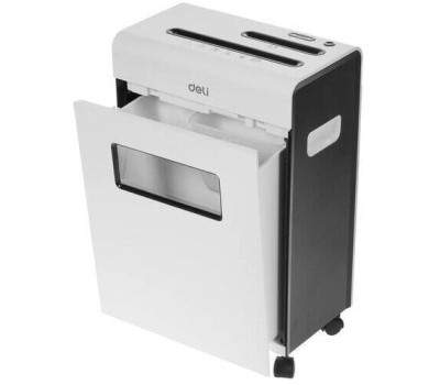 шредеры DELI Уничтожитель бумаг E9911-EU, P-4, 4х25 мм, 8 лист. одновременно, 16л