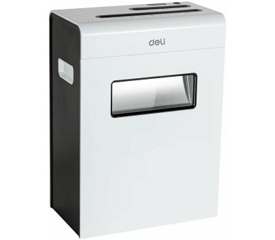 шредеры DELI Уничтожитель бумаг E9911-EU, P-4, 4х25 мм, 8 лист. одновременно, 16л