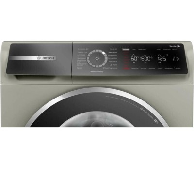 Стиральная машина BOSCH Стиральная машина Serie 8 WGB2560XME, с фронтальной загрузкой, 10кг, 1600об/мин, инверторная, с английской панелью управления