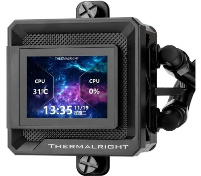 THERMALRIGHT Система водяного охлаждения Frozen Warframe SE 360, LCD, 4-pin, ARGB, 120мм, черный, retail [f-wframe-se-360-bl-argb]