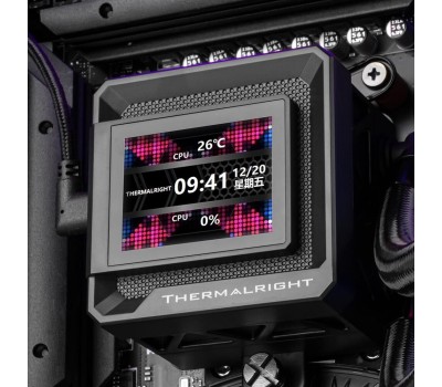 THERMALRIGHT Система водяного охлаждения Frozen Warframe SE 360, LCD, 4-pin, ARGB, 120мм, черный, retail [f-wframe-se-360-bl-argb]
