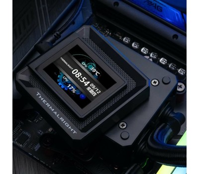 THERMALRIGHT Система водяного охлаждения Frozen Warframe SE 360, LCD, 4-pin, ARGB, 120мм, черный, retail [f-wframe-se-360-bl-argb]