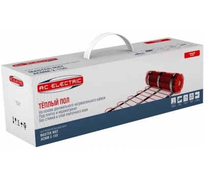 Мат нагревательный AC ELECTRIC Мат нагревательный ACMM 2-150-3 (комплект теплого пола)