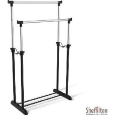 Вешалка SHEFFILTON Вешалка SHT-WR4150 черный/черный муар/хром лак (899484)