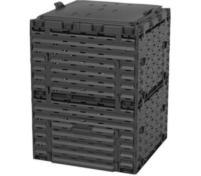 PITECO Компостер крышкой 300л чёрный K1130