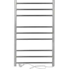 Полотенцесушитель электрический BRIMIX BK1099 КЛАССИК-ПРЕМИУМ-ПРЯМОЙ 860х530х 105мм на 9 перекладин с сухим ТЭНом, 100W, T-50*C, из нерж.стали