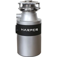 Измельчитель пищевых отходов HARPER HWD-600D01 серебристый