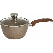 Ковш МЕЧТА 82806 с несъемной ручкой и стеклянной крышкой. 