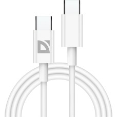 Кабель DEFENDER (87507) USB кабель F182 TypeC-TypeC 1м, 30 Вт, PD,TPE,белый