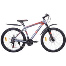 Велосипед МЕЧТА KAPPA 26''-18'' gray-black-red