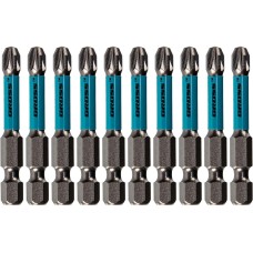 Бита GROSS Бита торсионная PZ3 x 50 мм, для ударных шуруповертов, 10 шт. 11496
