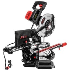 Пила торцовочная P.I.T. Пила торцовочная электрич. PCM210-C (1700Вт, 210мм, 3500/4900об/мин, +-45°, протяжка, лазер)