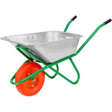 PALISAD Тачка садово-строительная с PU колесом, грузоподъемность 180 кг, объем 120 л 689688