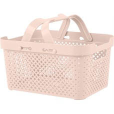 Корзинка PLAST TEAM BABY PT900310032 для хранения с ручками 5л розовый зефир
