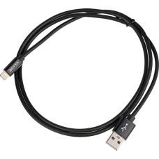 NONAME Кабель Lightning (m) - USB (m), 1м, 2.4A, черный