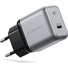 SATECHI Сетевое зарядное устройство 30W USB-C GaN Wall Charger. Цвет: серый космос