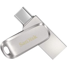 SANDISK Флешка Ultra Dual Drive Luxe Type-C 64GB - 150MB/s. Цвет: серебристый