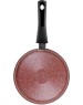 Сковорода ГОРНИЦА Сковорода а/пр литая 24см съемн/руч стекл/кр Шоколад ТМ